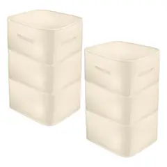 ENERGY PLUS - Set X2 Bolsas Ahorradoras de Espacio 3 Niveles Organizadoras Beige