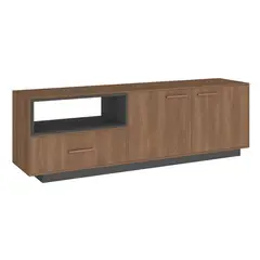 MULTIMUEBLES - Mesa para TV 85 pulgadas Everest Almendra Grafito
