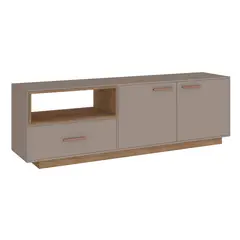 MULTIMUEBLES - Mesa para TV 85 Pulgadas Everest Taupe Miel