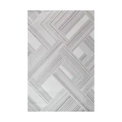 UNOXUNO - Tapete Kuin Entrelazado 120x170 Plata