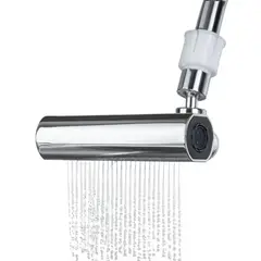 ENERGY PLUS - Adaptador de Grifo 4 En 1 Giratorio Rectangular Cocina Baño