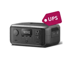 ECOFLOW - Acumulador de Energía Portátil River 3 UPS 300W Potencia 245wh Capacidad
