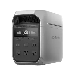 ECOFLOW - Acumulador de Energía Portátil Delta 3 Plus 1800W Potencia 1024wh Capacidad