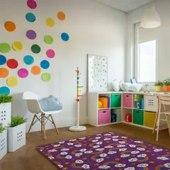 CUPERZ - Tapete Infantil Nubes Redondo