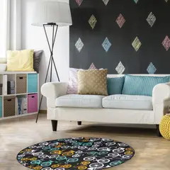 CUPERZ - Tapete Juvenil Ciclas Redondo