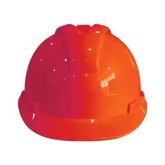STEELPRO - Paquete Por 4 Unidades Casco Evo Pro Ii Ratchet Nylon Naranja