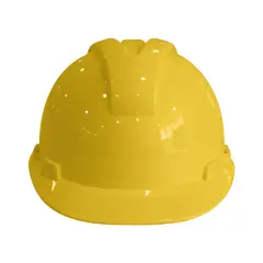 STEELPRO - Paquete Por 4 Unidades Casco Evo Pro Ii Ratchet Plastico Amarillo