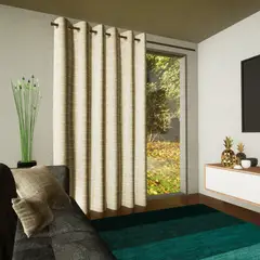 JUST HOME COLLECTION - Cortina de Tela Alcalá Beige 200 x 230 cm