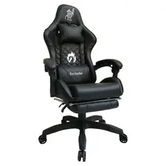 undefined - Silla Gamer Reposapies Cojin Cervical Reclinable Umeko Negra