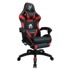 undefined - Silla Gamer Reposapies Cojin Cervical Reclinable Umeko Roja