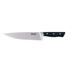IMUSA - Cuchillo Chef 20cm Acero Inoxidable con Mango en Baquelita Perfect Resist Negro
