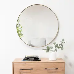 REFLEKTA - Espejo D80 Dorado 80x80 cm