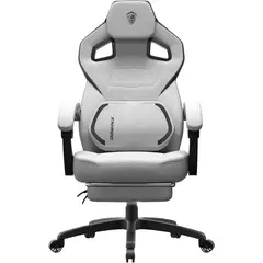 undefined - Silla Gamer Ergonómica de Tela con Masaje y Reposapiés para Adultos