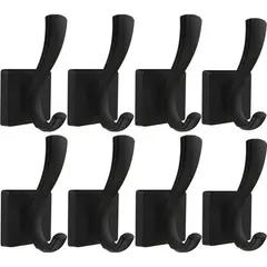 undefined - Ganchos de Pared para Abrigos 8 Piezas Organizador y Ahorro de Espacio