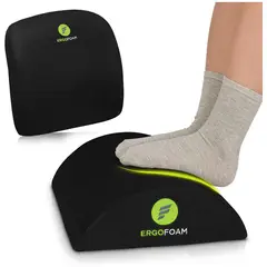 undefined - Reposapiés Ergonómico Con Almohada Lumbar Para Máxima Comodidad