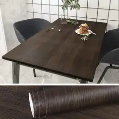 undefined - Papel de Contacto VEELIKE Madera Oscura Autoadhesivo Impermeable 40x300cm