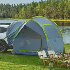 undefined - Carpa Para Camping De SUV Para Seis Personas Impermeable Doble Puerta
