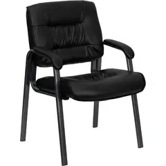 undefined - Silla Ejecutiva Flash Furniture Para Oficina Con Acabado En Vinilo Y Marco Titanio