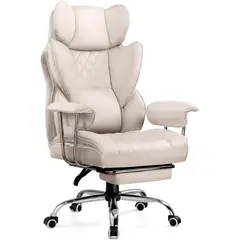 COMHOMA - Silla Ejecutiva Ergonómica con Reposapiés y Soporte Envolvente