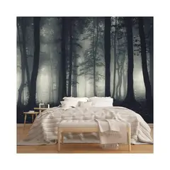 undefined - Papel Tapiz De Bosque Brumoso Para Pared