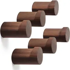 undefined - Percheros de Madera Artesanales Pesados Rústicos para Ropa