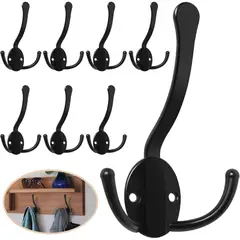 undefined - Ganchos de Pared Metálicos Heavy Duty 8 Piezas