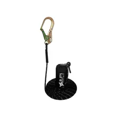 EPI - Línea de Vida Vertical En Cuerda de Poliéster de 11 Mm de Diámetro Con Gancho Metálico de 2 ½” a Un Extremo y Contrapeso. Longitud 60 Metros