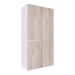 JUST HOME COLLECTION - Closet Nápoles 100cm 200x100x50cms Ceniza-Blanco