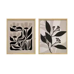 AREAS - Cuadros Set de 2 50x70 cm Plantas Boho