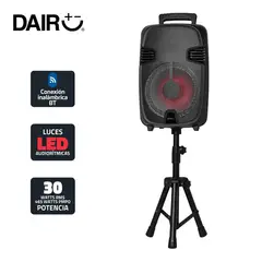 DAIRU - Parlante Recargable Con Trípode 30W Rms+Microfono
