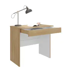 RTA DESIGN - Escritorio Ohio Eco 73x80x49 Rta Madera natural Europeo Blanco