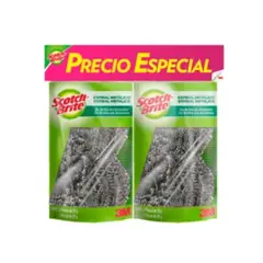 SCOTCH BRITE - Pack x2 Esponjillas de Acero