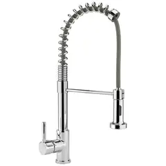 52 BITS - Grifería Monomando Lavaplatos Flexible Grifería Cocina Cromado Consumo 6 l/min