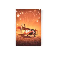 HOGAR VENECIA - Cuadro Infantil Avión Principito Xl 120x80cm