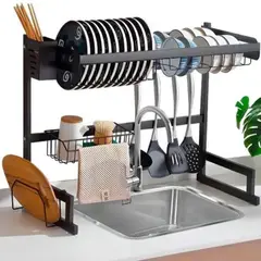 GENERICO - Escurridor de Loza Organizador Platos Utensilios Cocina 65cm