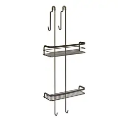 METALTEX - Champucera Organizador 2 Niveles Lava Italia Recubrimiento Touch-Therm
