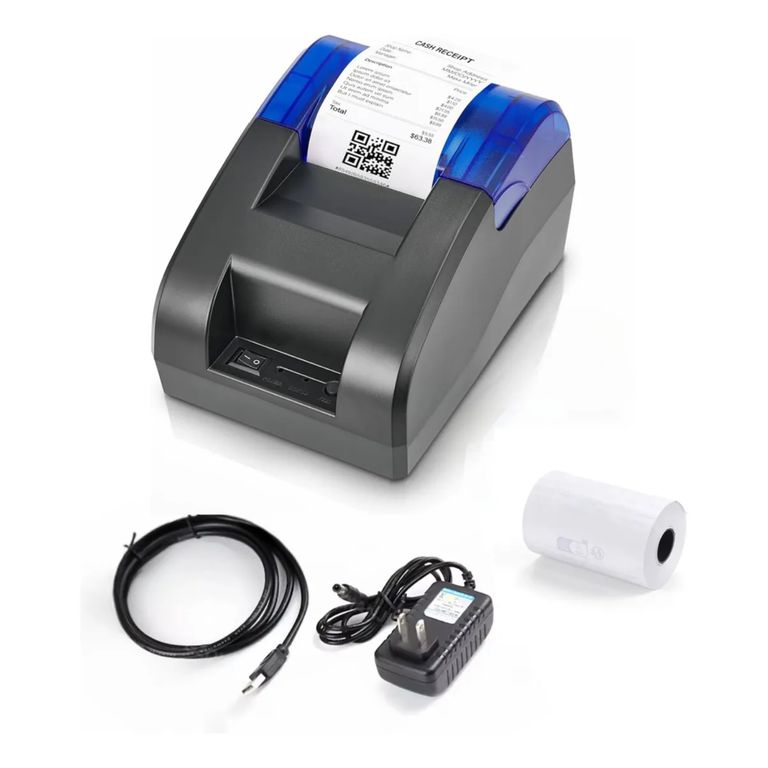 Impresora Térmica Recibos Alta Velocidad 58 mm Bluetooth USB