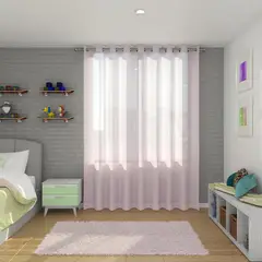 JUST HOME COLLECTION - Cortina Velo Kids 250x220 Cm Gris