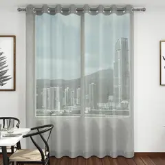 JUST HOME COLLECTION - Cortina Velo Milan 295x230 Cm Gris