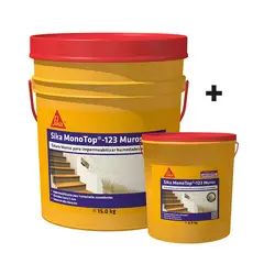 SIKA - Sikamonotop-123 15kg+ impermur 2kg. Pack