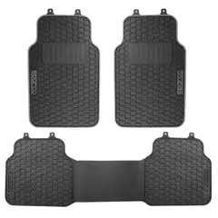 SPARCO - Tapetes Carro Alfombra Piso Pvc 3 Piezas Spf500gr