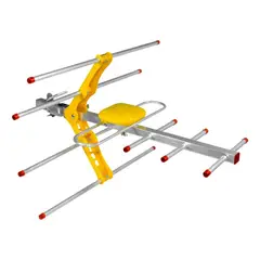 52 BITS - Antena Aérea TDT para Exterior TV Digital Cable 8 m Ancho 42