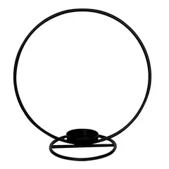 MARRES - Candelabro Aro Grande Metal 26x27 Cm Negro Sogno