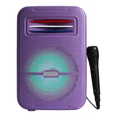 undefined - Parlante Bluetooth 8 con Luces LED y Micrófono Integrado