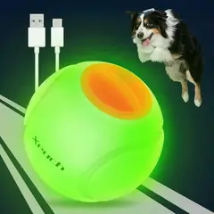 undefined - Pelota LED Para Perros Con Aroma Natural Y Carga Rápida Resistente Al Agua