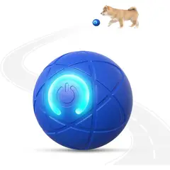 undefined - Pelota Inteligente Interactiva para Perros Pequeños con Rebote Automático y Luz LED