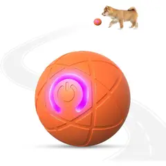 undefined - Pelota Inteligente Interactiva Para Perros Pequeños Con Rebote Automático Y Luz LED
