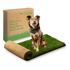 undefined - Almohadilla Natural para Cachorros con Hierba Real para Interiores