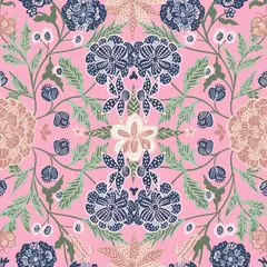 undefined - Papel Contac VEELIKE Floral Victoriano Rosa Autoadhesivo Extraíble