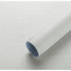 undefined - Papel Contact Dimoon Lino Sintético Blanco y Plateado